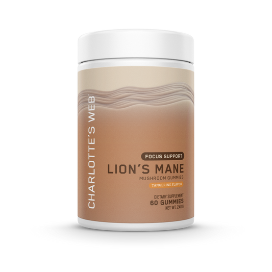 FOCUS SUPPORT WITH LION'S MANE MUSHROOM GUMMY - Tangerine flavor.
