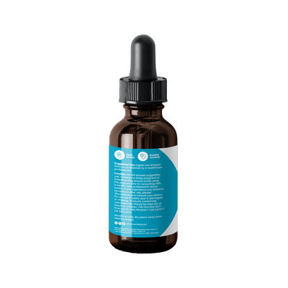 Suggested Use label for HempMeds Delta 9 THC Oil wtih a white background. 