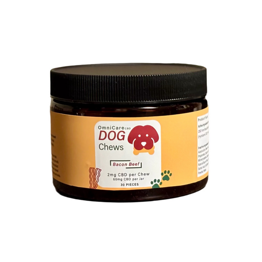 CBD Dog Chews – 25mG Beef flavor from OmniCare CBD.