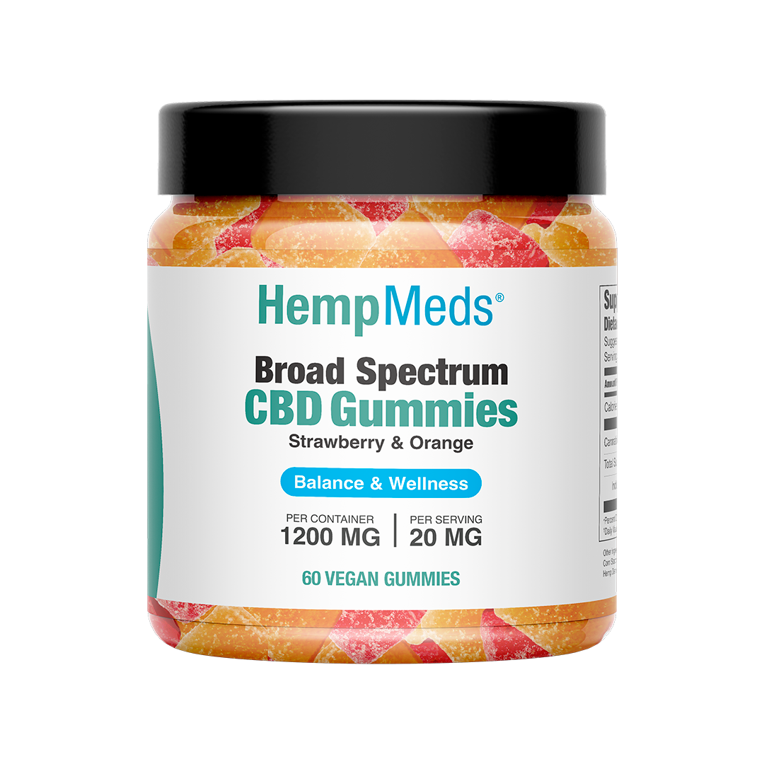 CBD BROAD SPECTRUM GUMMIES- Strawberry & Orange