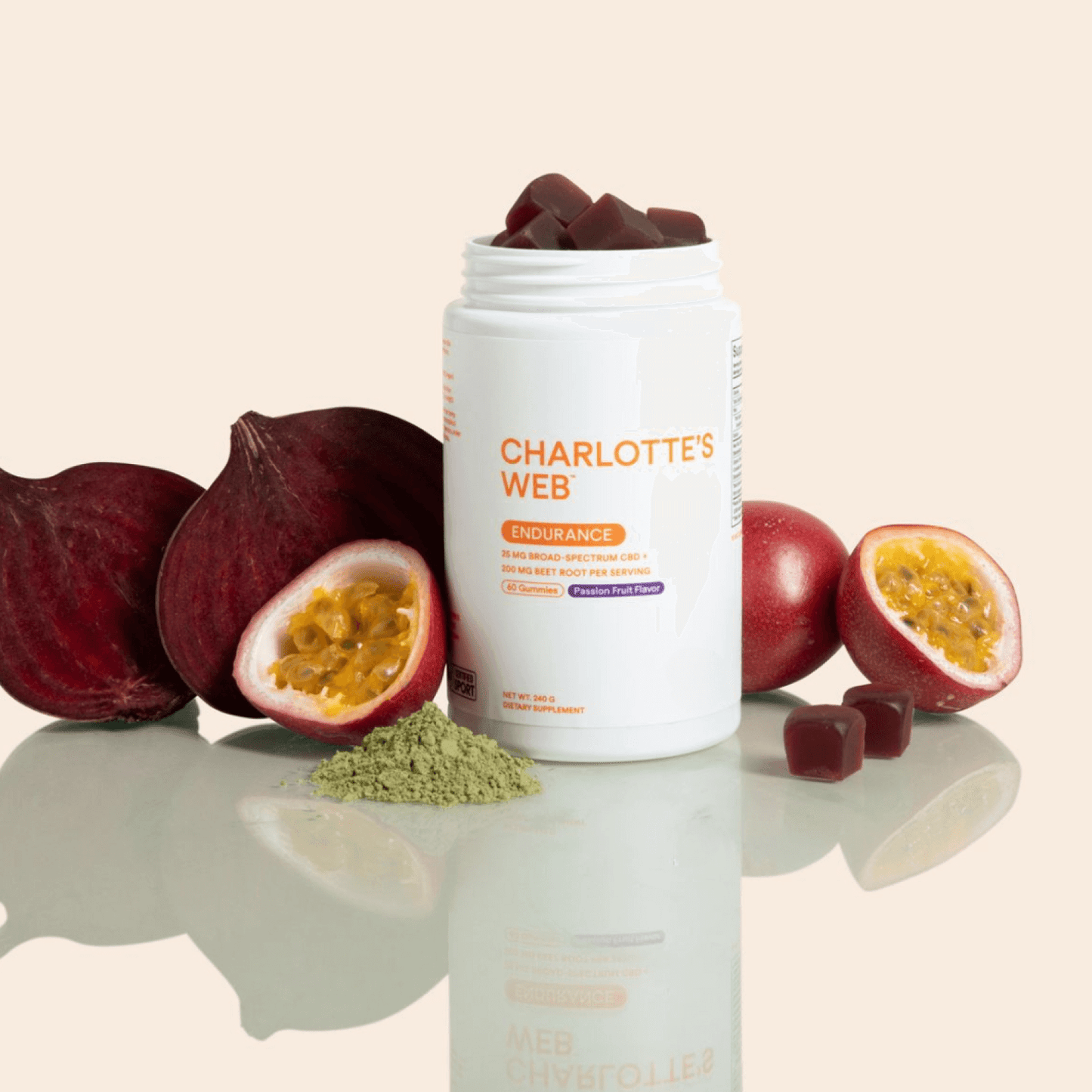 ENDURANCE GUMMY 25MG  - Passion Fruit