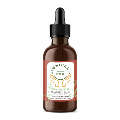 ORGANIC CBD TINCTURE - CALMING MINT 45MG