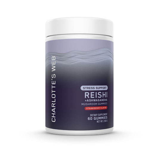 APOYO CONTRA EL ESTRÉS CON GOMITAS DE HONGOS REISHI Y ASHWAGANDHA - Fresa